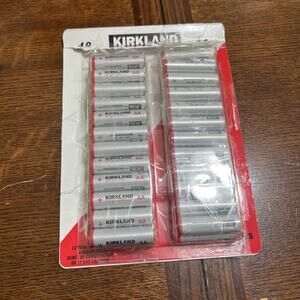 Kirkland Signature Alkaline AA Plus Batteries, 48 PK Exp 2037 Repackaged in box